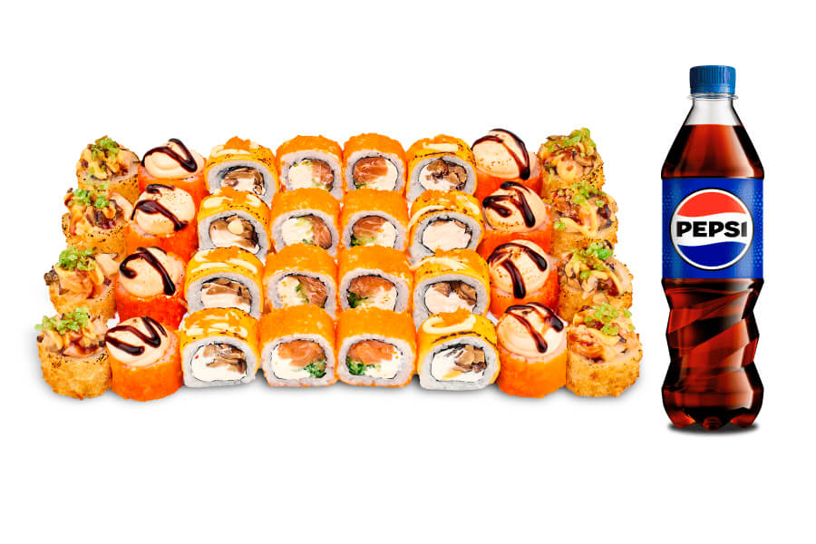 Для двоих + Pepsi 500 мл от Roll Club